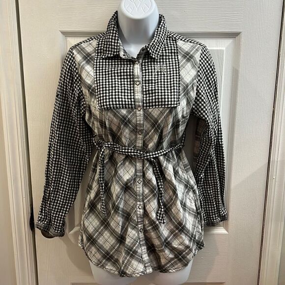 Diesel Big Girls' Cafty Blouse size M - Picture 4 of 11